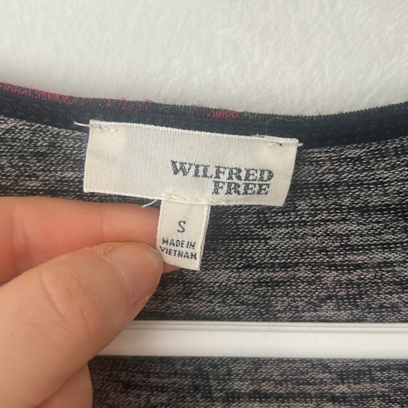 Aritzia Wilfred Free Isadora dress stretchy bodycon wrap ruched size small - Picture 6 of 7